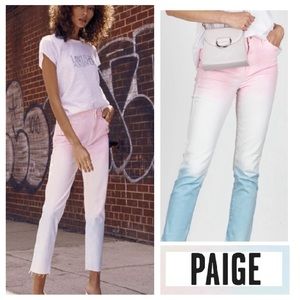 NWT Paige Hoxton High Rise Sunset Ombré Jeans